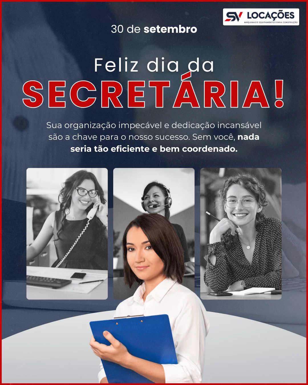 Sv Locações - Dia da secretária